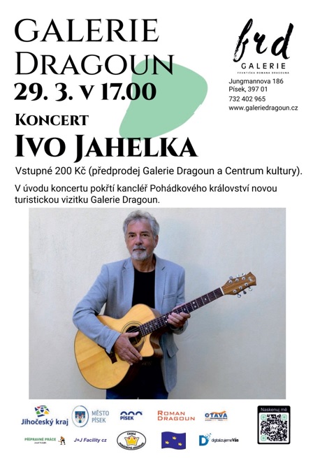 Foto k článku Ivo Jahelka<br/> Koncert v Galerii Dragoun