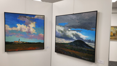 Foto k článku Alexandr Onishenko - Tajemství černého plátna - vernisáž