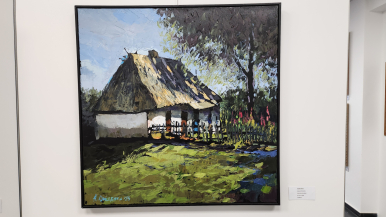 Foto k článku Alexandr Onishenko - Tajemství černého plátna - vernisáž