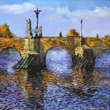 Foto k článku Alexandr Onishenko - Tajemství černého plátna - vernisáž