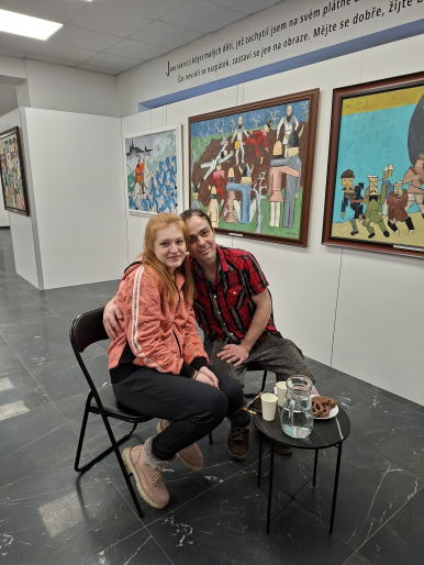 Foto k článku Rande v galerii 14.2.