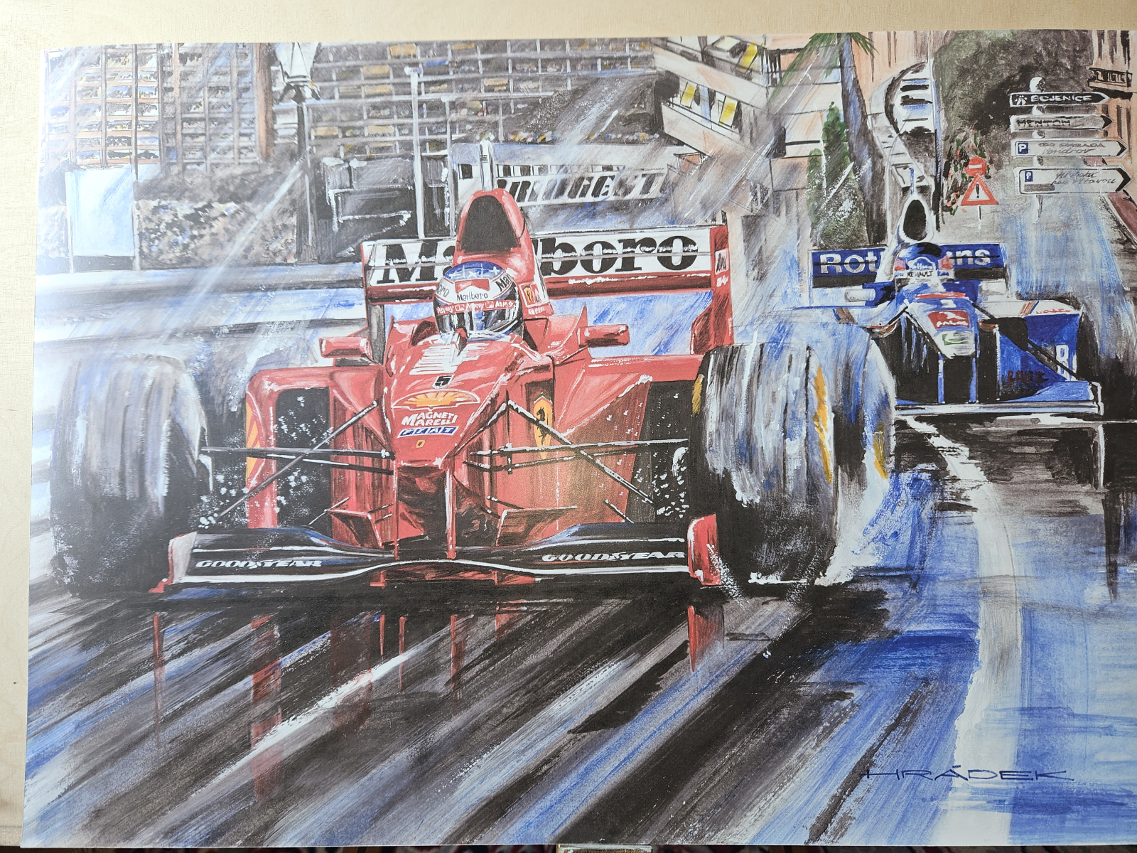 Foto k článku Josef Hrádek - Kresby, které voní benzínem