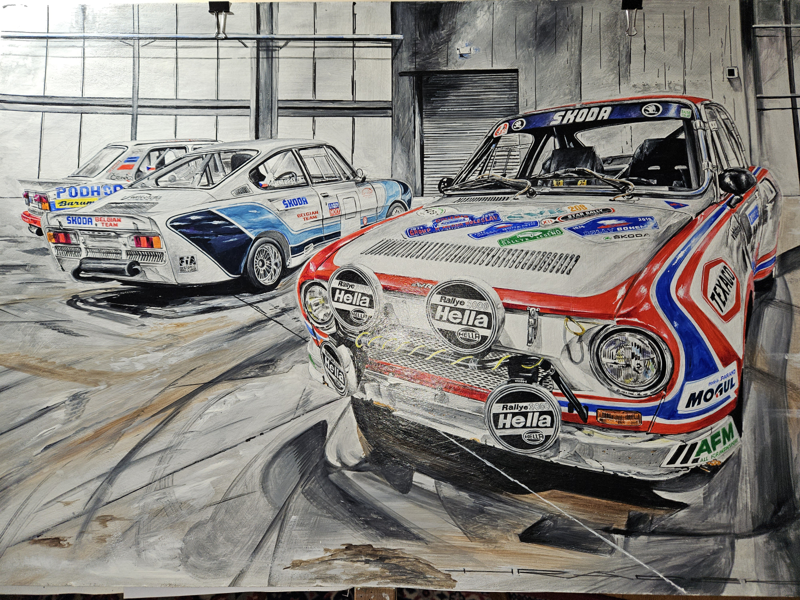 Foto k článku Josef Hrádek - Kresby, které voní benzínem