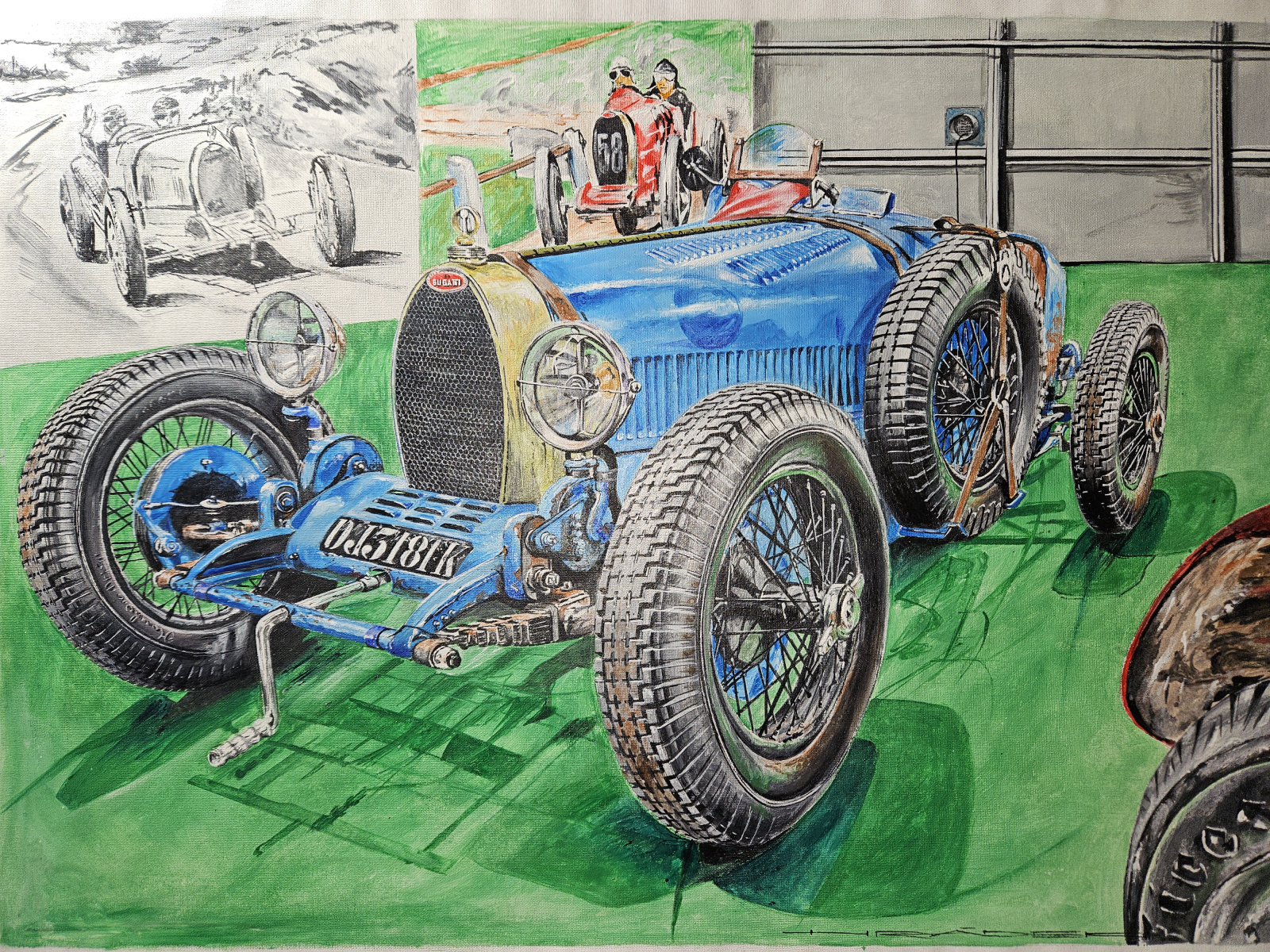 Foto k článku Josef Hrádek - Kresby, které voní benzínem